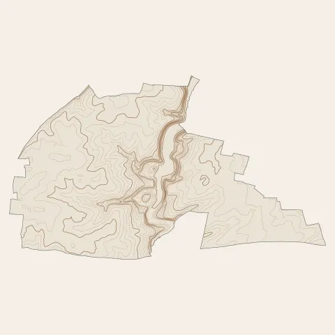 Le Mérévillois : courbes de niveau