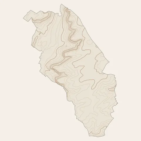 Morigny-Champigny : courbes de niveau