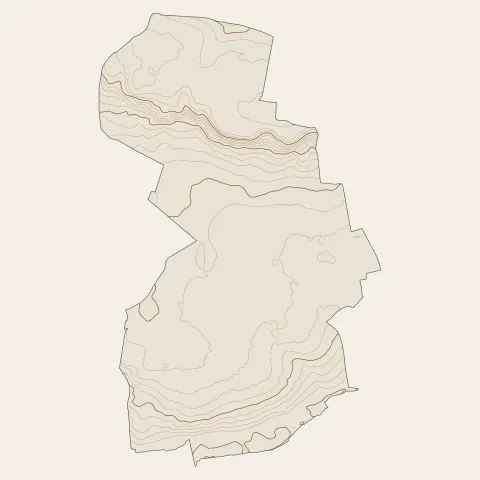 Ollainville : courbes de niveau