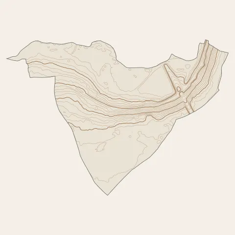 Ormoy : courbes de niveau