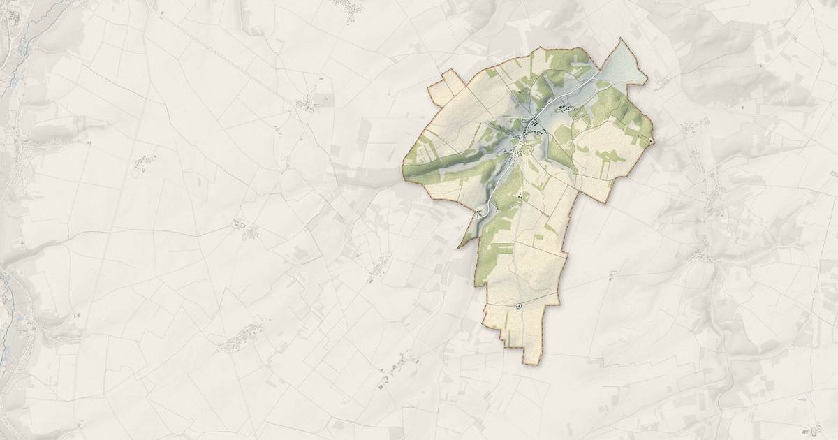Portrait cartographique de Puiselet-le-Marais : relief, eau, forêts, bâti et voies, calculés à partir des données de l'IGN