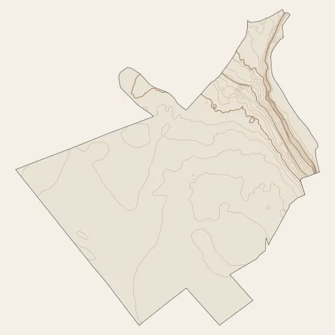 Quincy-sous-Sénart : courbes de niveau