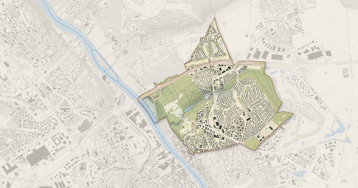 Portrait cartographique de Saint-Germain-lès-Corbeil : relief, eau, forêts, bâti et voies, calculés à partir des données de l'IGN