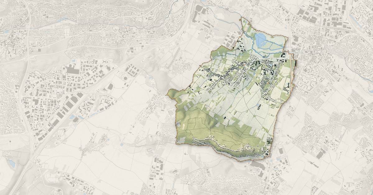 Portrait cartographique de Saulx-les-Chartreux : relief, eau, forêts, bâti et voies, calculés à partir des données de l'IGN