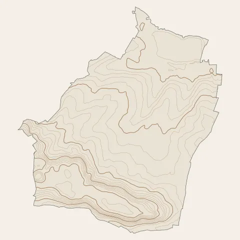 Saulx-les-Chartreux : courbes de niveau