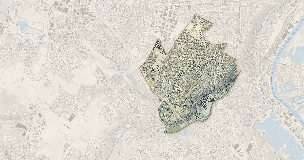 Portrait cartographique de Savigny-sur-Orge : relief, eau, forêts, bâti et voies, calculés à partir des données de l'IGN