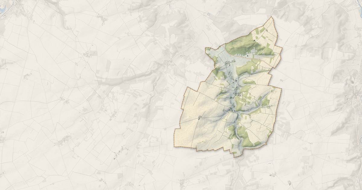Portrait cartographique de Valpuiseaux : relief, eau, forêts, bâti et voies, calculés à partir des données de l'IGN