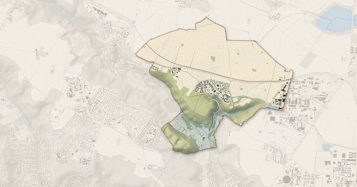 Portrait cartographique de Villiers-le-Bâcle : relief, eau, forêts, bâti et voies, calculés à partir des données de l'IGN