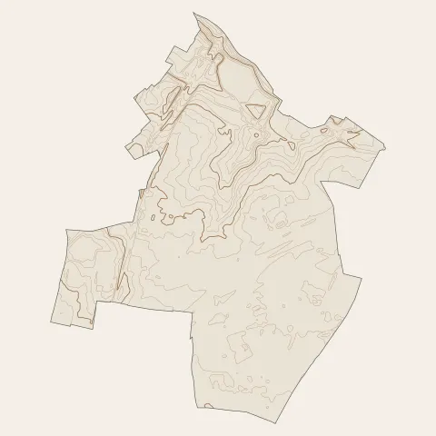Wissous : courbes de niveau