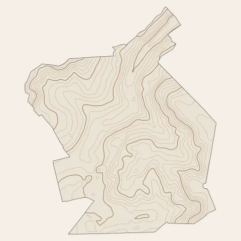 Chaville : courbes de niveau