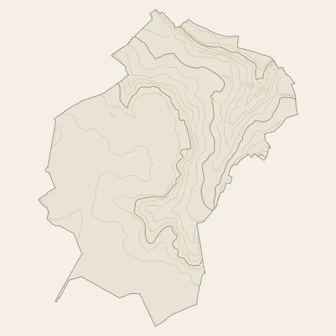 Meudon : courbes de niveau