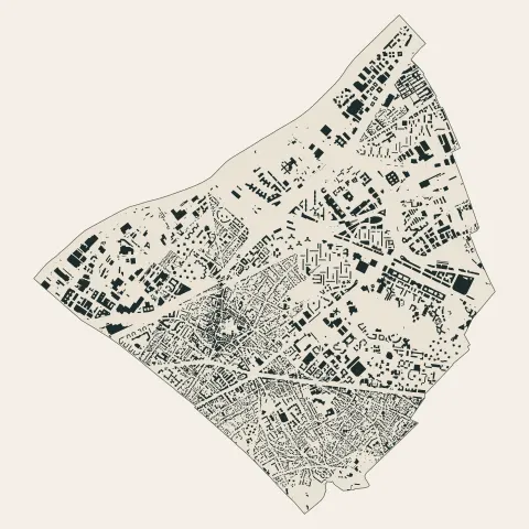 Nanterre : bâti