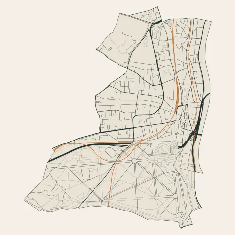 Saint-Cloud : voies