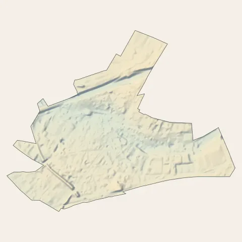 Le Bourget : relief