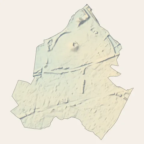 La Courneuve : relief