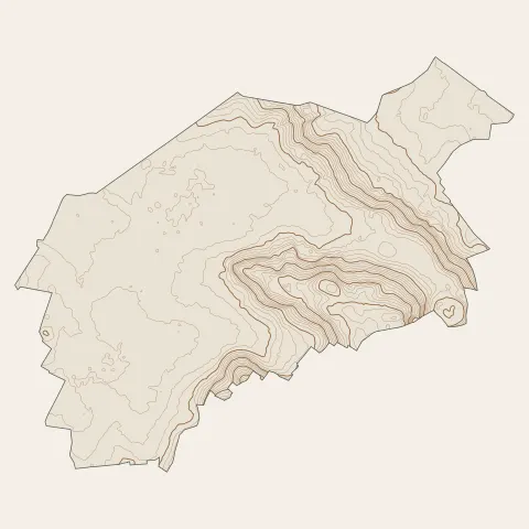 Montfermeil : courbes de niveau