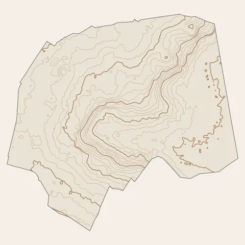 Le Raincy : courbes de niveau