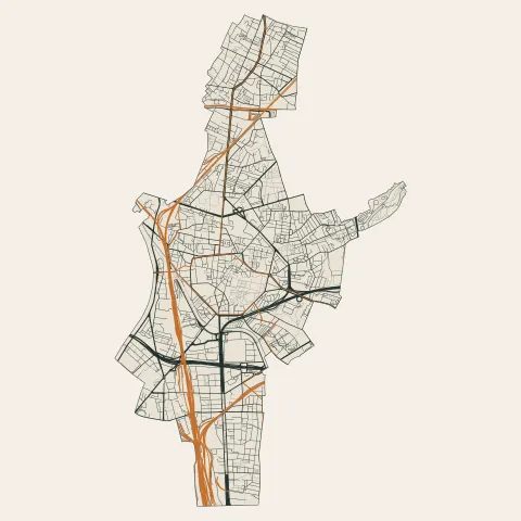 Saint-Denis : voies