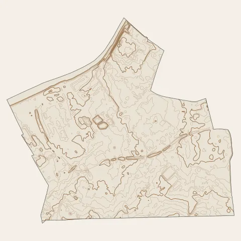 Saint-Ouen-sur-Seine : courbes de niveau