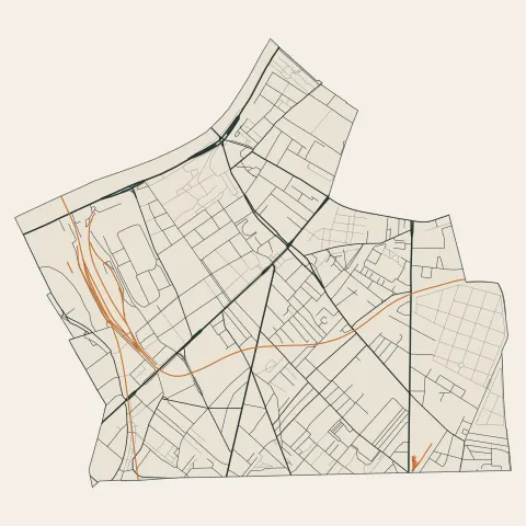 Saint-Ouen-sur-Seine : voies
