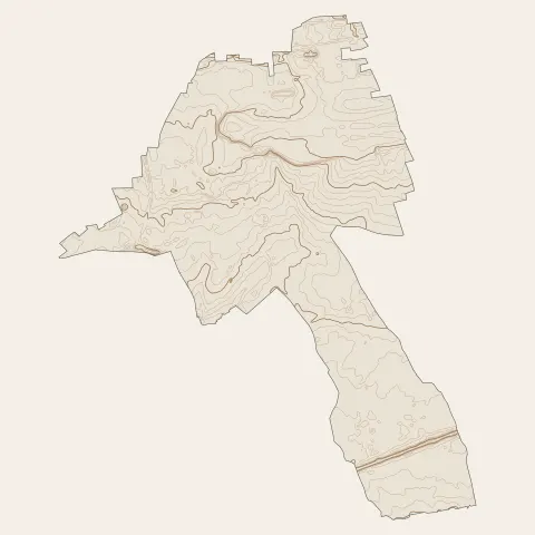 Tremblay-en-France : courbes de niveau
