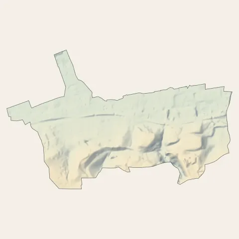 Vaujours : relief