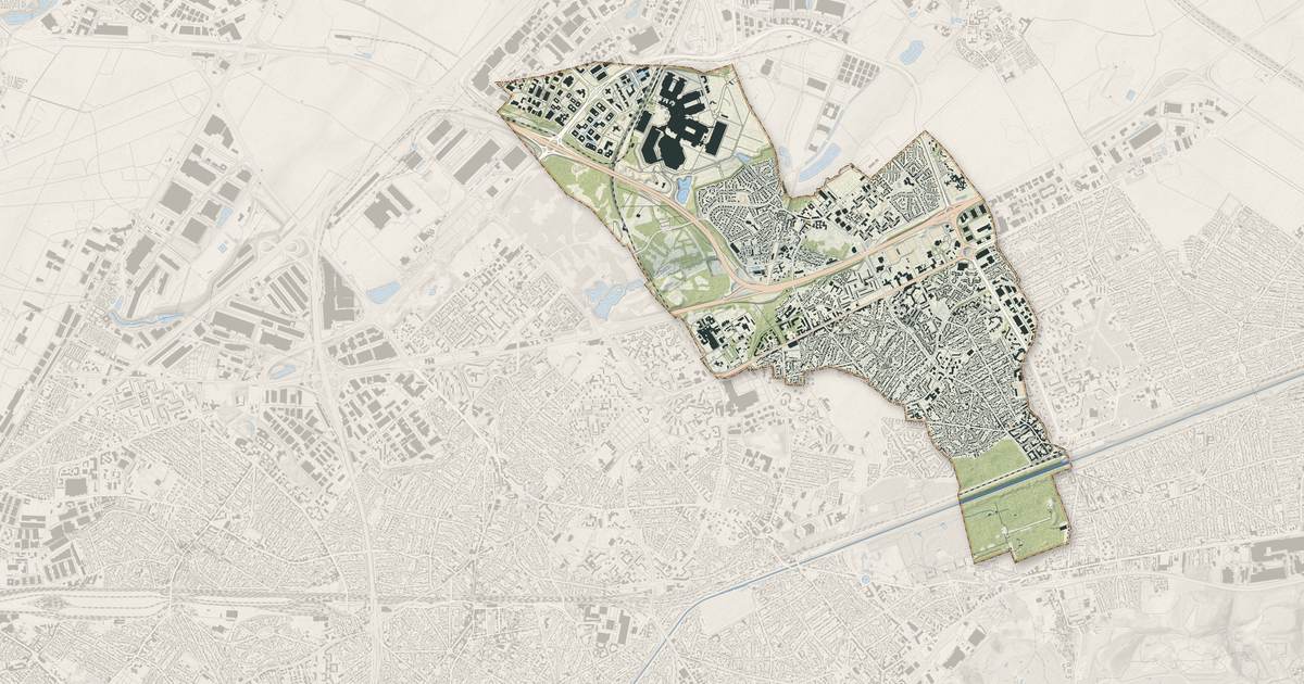 Portrait cartographique de Villepinte : relief, eau, forêts, bâti et voies, calculés à partir des données de l'IGN