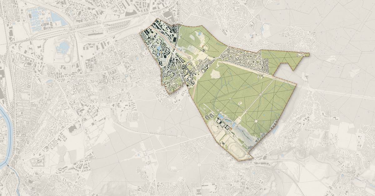 Portrait cartographique de Boissy-Saint-Léger : relief, eau, forêts, bâti et voies, calculés à partir des données de l'IGN