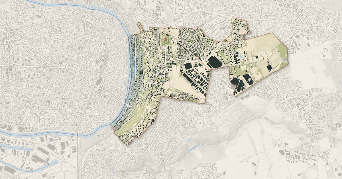 Portrait cartographique de Chennevières-sur-Marne : relief, eau, forêts, bâti et voies, calculés à partir des données de l'IGN