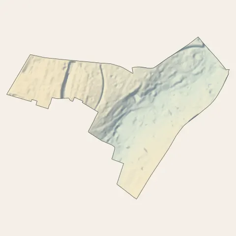 Gentilly : relief