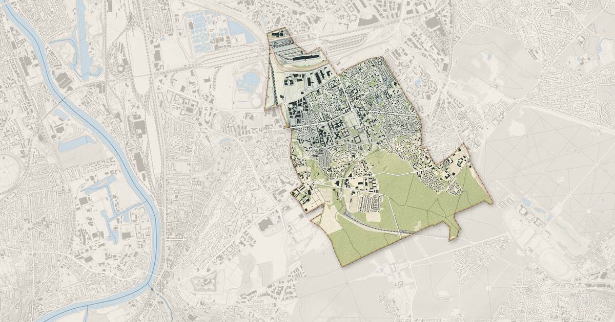 Portrait cartographique de Limeil-Brévannes : relief, eau, forêts, bâti et voies, calculés à partir des données de l'IGN
