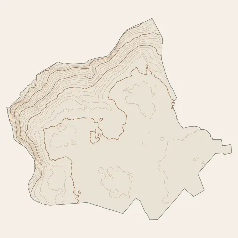 Noiseau : courbes de niveau