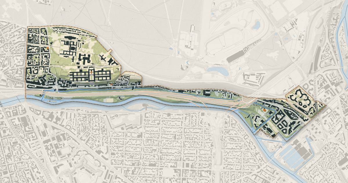 Portrait cartographique de Saint-Maurice : relief, eau, forêts, bâti et voies, calculés à partir des données de l'IGN