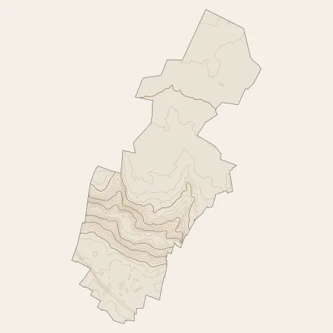 Santeny : courbes de niveau