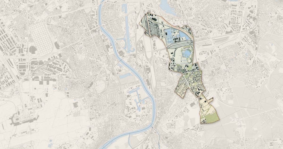 Portrait cartographique de Valenton : relief, eau, forêts, bâti et voies, calculés à partir des données de l'IGN