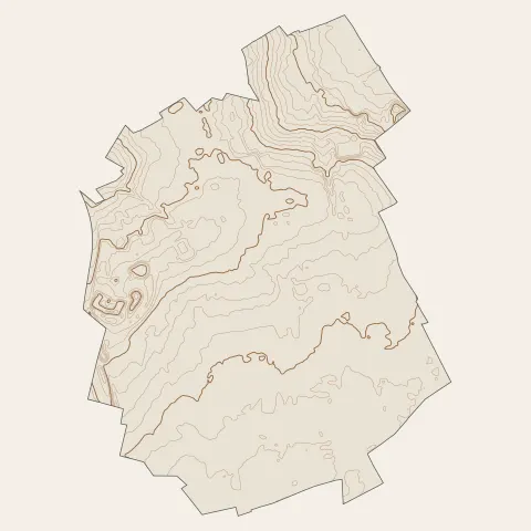 Villejuif : courbes de niveau