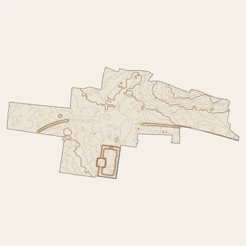 Vincennes : courbes de niveau