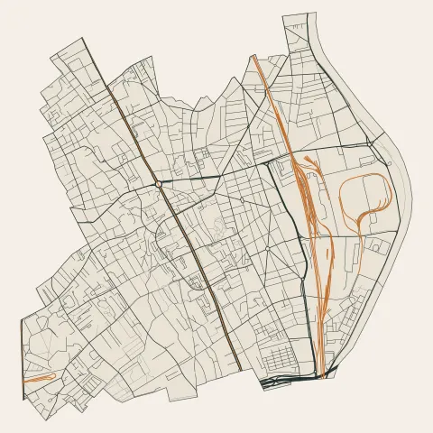 Vitry-sur-Seine : voies