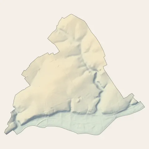 Auvers-sur-Oise : relief