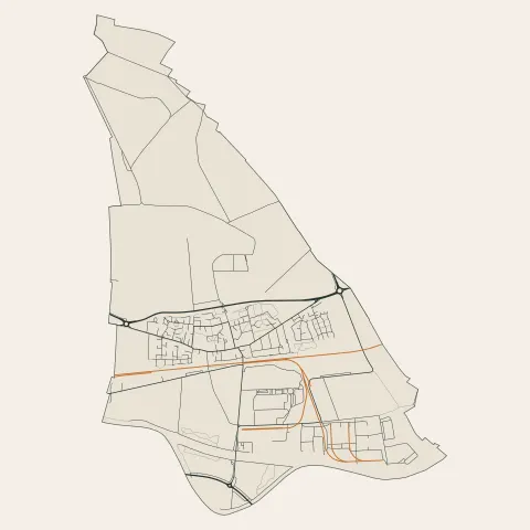Bruyères-sur-Oise : voies