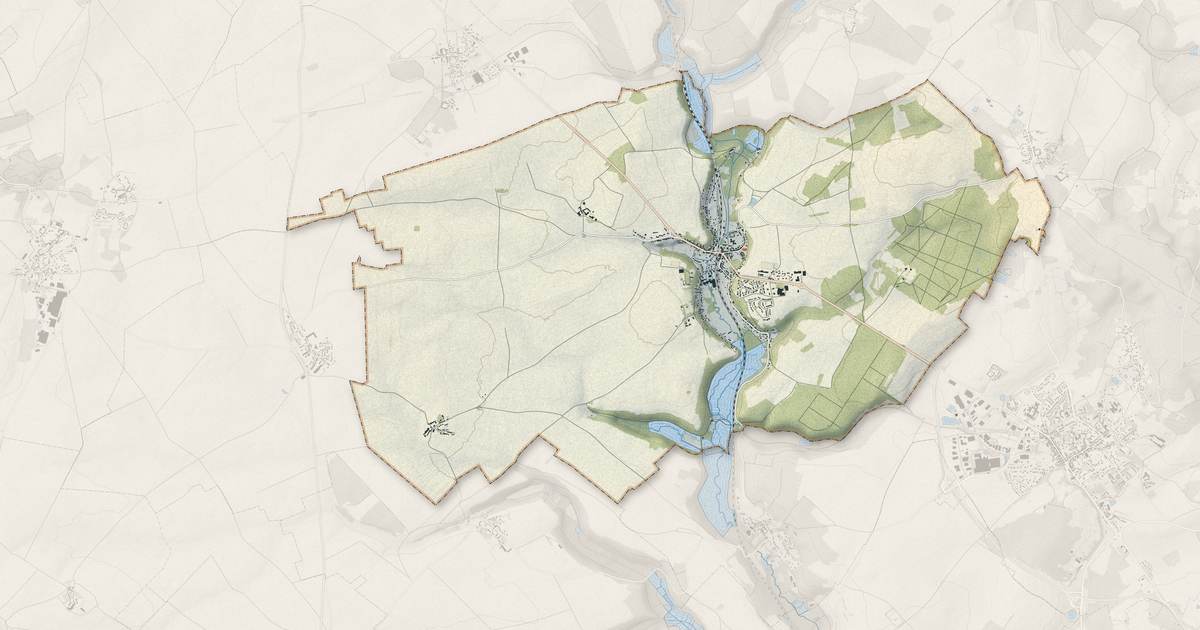 Portrait cartographique de Chars : relief, eau, forêts, bâti et voies, calculés à partir des données de l'IGN