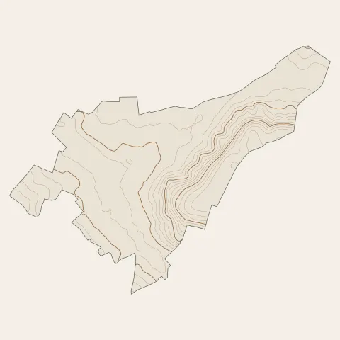 Chaumontel : courbes de niveau