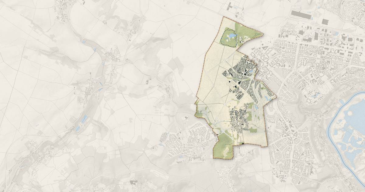 Portrait cartographique de Courdimanche : relief, eau, forêts, bâti et voies, calculés à partir des données de l'IGN
