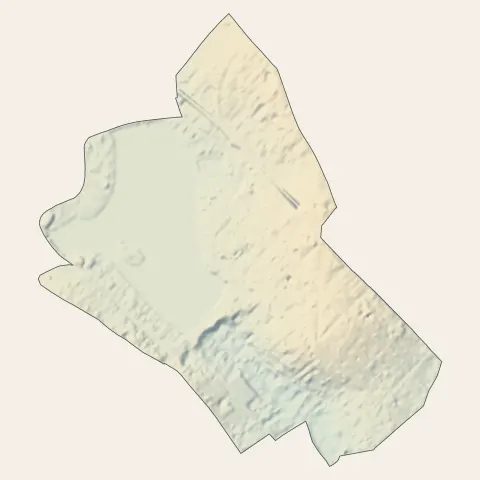 Enghien-les-Bains : relief