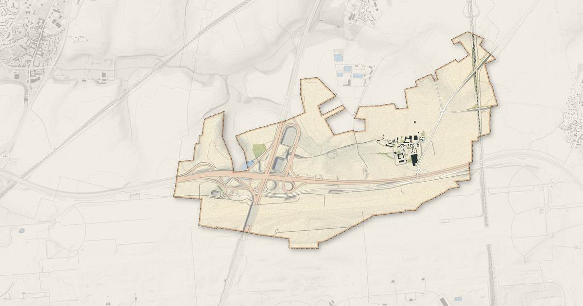 Portrait cartographique de Épiais-lès-Louvres : relief, eau, forêts, bâti et voies, calculés à partir des données de l'IGN
