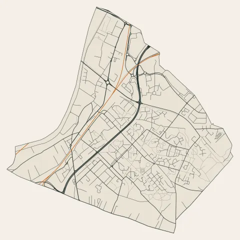 Éragny-sur-Oise : voies
