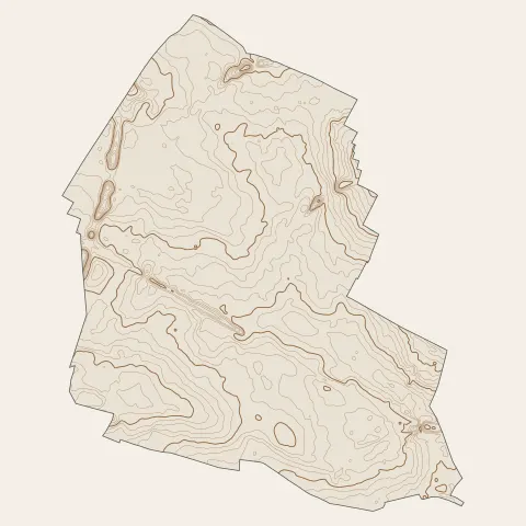 Ermont : courbes de niveau