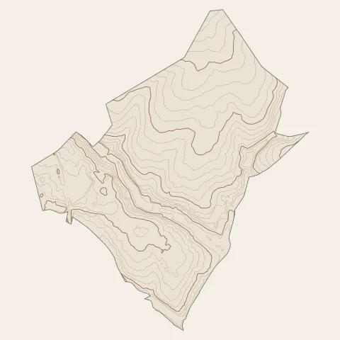 Ézanville : courbes de niveau