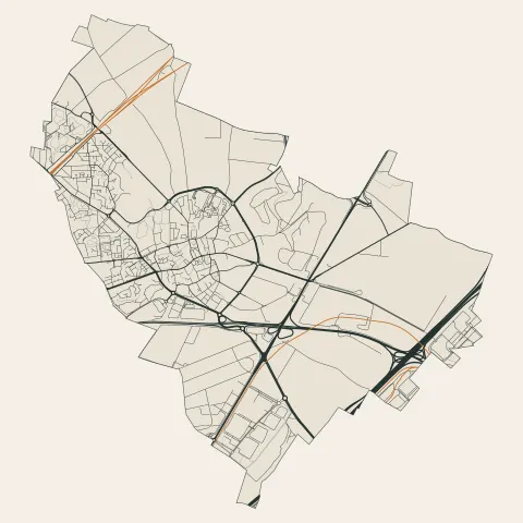 Gonesse : voies