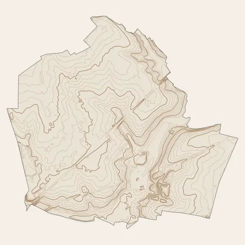 Goussainville : courbes de niveau